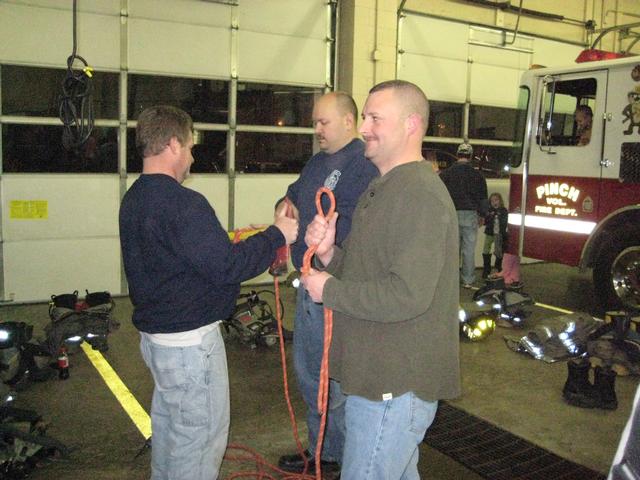 Capt. Grimm, FF. Armstrong, Lt.Beasley