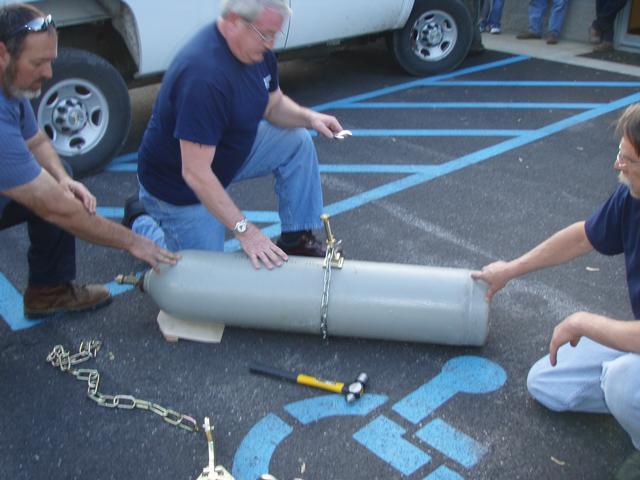 Patching the side of a cylinder