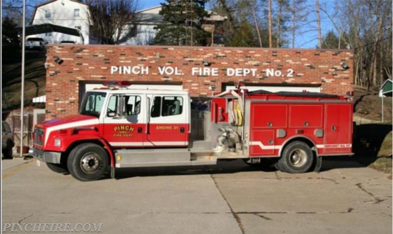 Engine 21 - 1996 Freightliner FL70 Commercial Pumper, Retired 2017